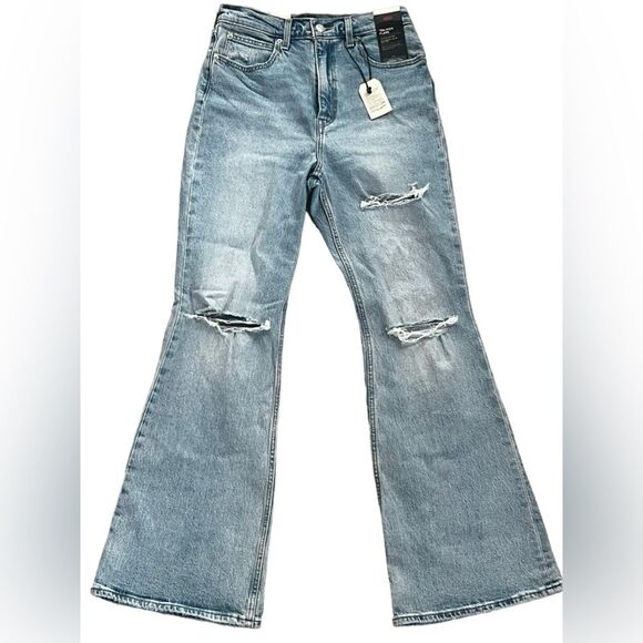Levi’s NWT‎ Premium 70s High Rise Flare Size 28 Free People Disco Bell Bottom - Picture 4 of 13